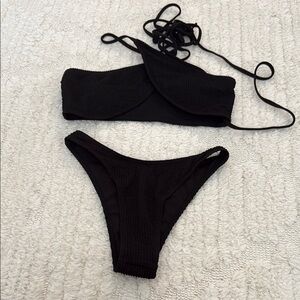 Black Women's Swimwear Set